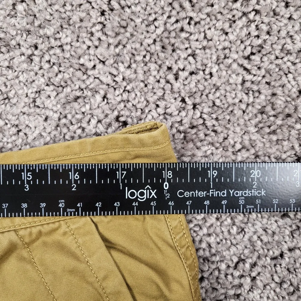 The North Face Mens Khaki Cotton Twill Hiking‎ Shorts T338 Regular Fit Size L